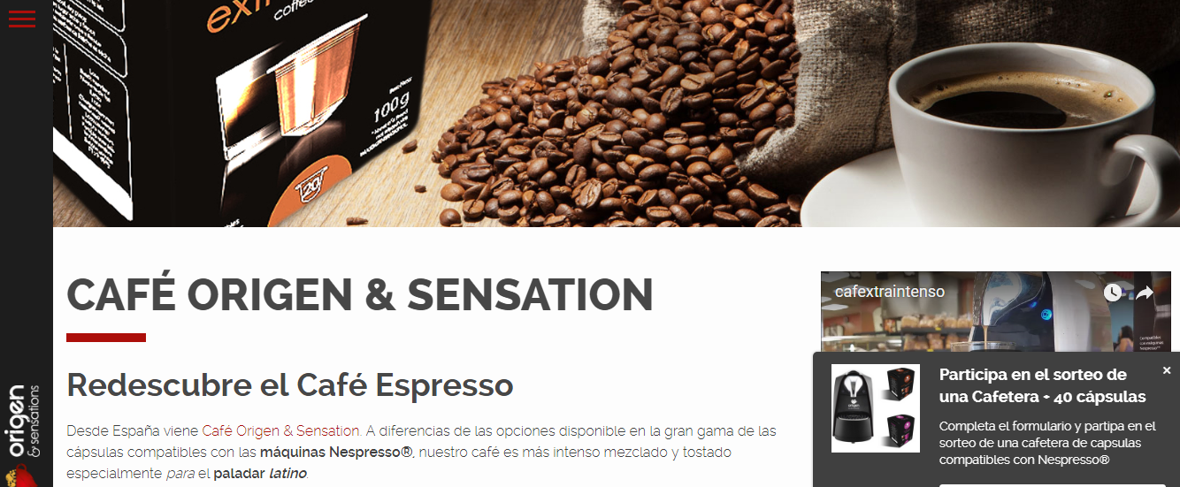 alternativa para cápsula de café espresso Nespresso