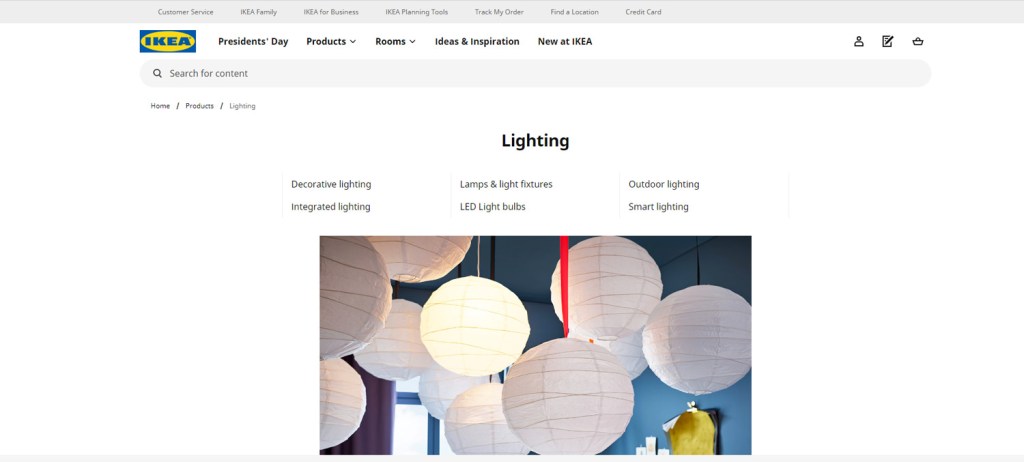 IKEA iluminación