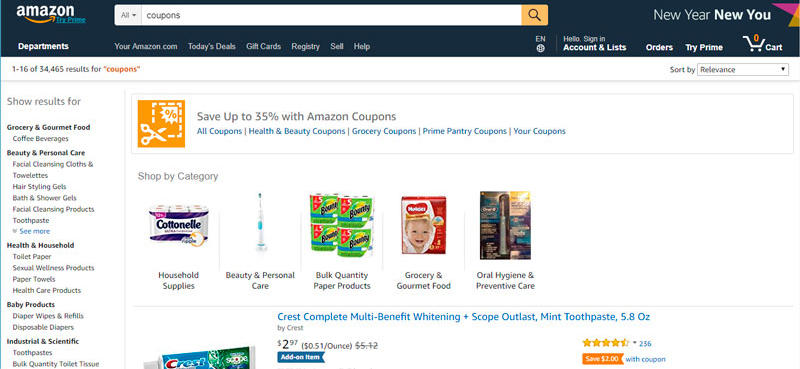 Cupones de Amazon