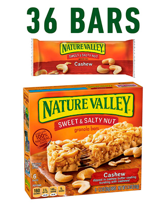 Barras de granola Nature Valley 6 Bars - 1.2 oz (Paquete de 6)