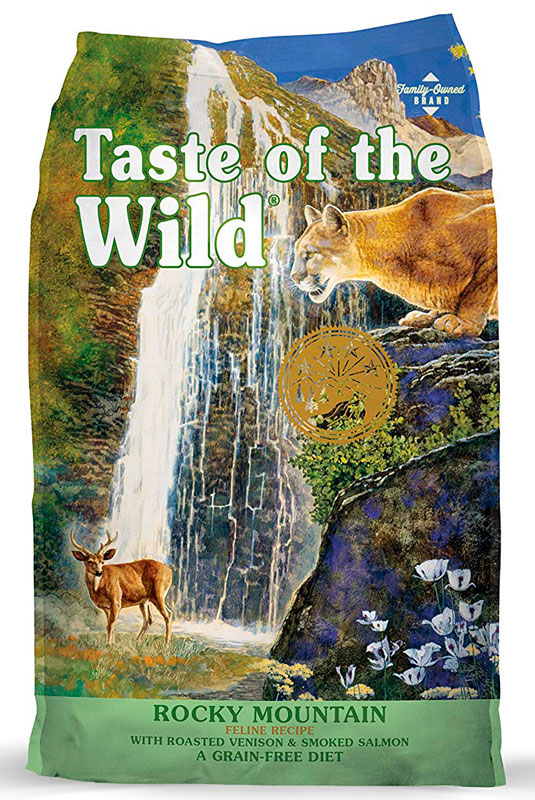 Taste of the Wild Rocky Mountain Grain-Free Dry Cat Food, 14 Lb