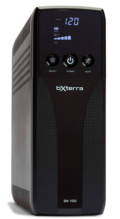 BXterra Intelligent LCD UPS System 1500VA/900W por $149.95