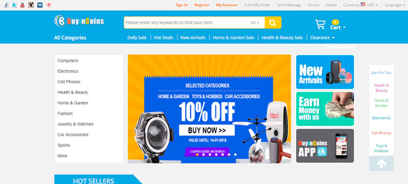 buyincoins - Tiendas chinas