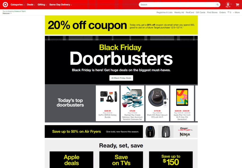 Target Black Friday 2019