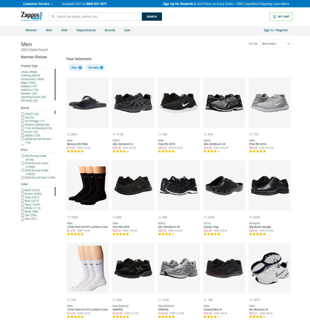 Ofertas President’s Day en Zappos para él