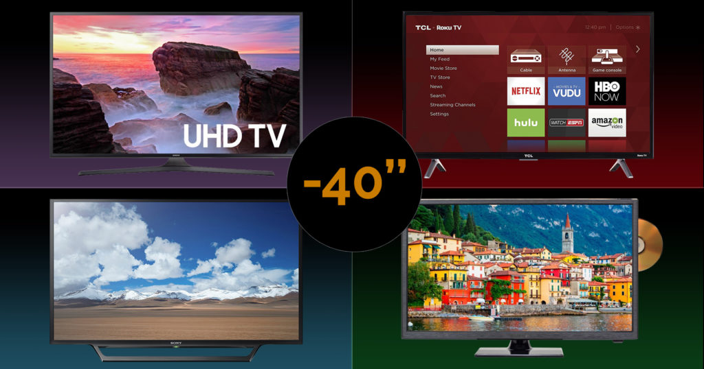 TV de menos de 40 pulgadas