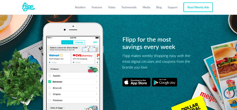 flipp- Apps para obtener descuentos 
