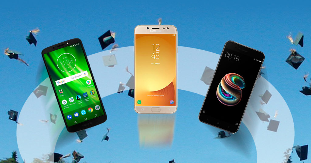 Un nuevo celular como regalo de graduación
