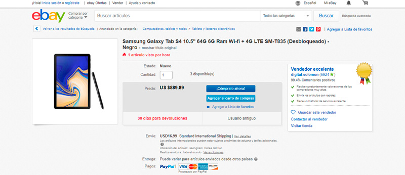 Actualízate con la Samsung Galaxy Tab S4