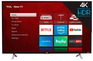 3: TCL 43S405 Roku Smart 4K 