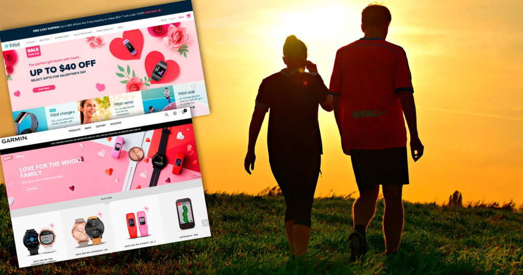 Ofertas para el Día de San Valentín en Garmin y Fitbit