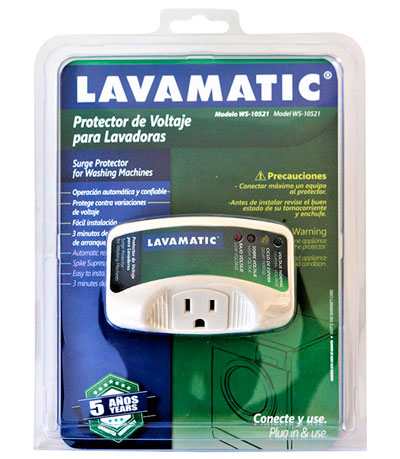 Lavamatic WS-10521 protector de sobretensiones para lavadoras