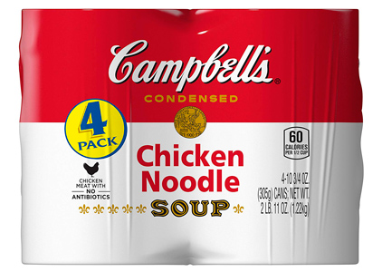 Campbell's Condensed Chicken Noodle Soup, 10.75 oz Cans (4 und)