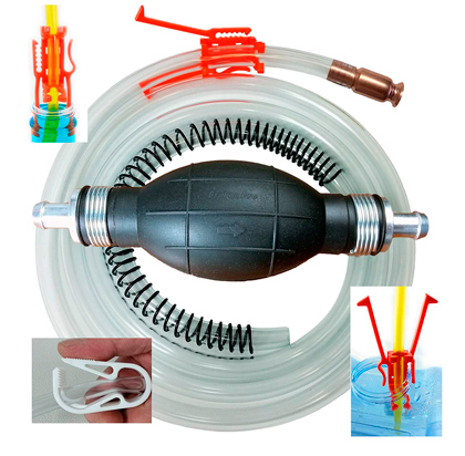Kit de emergencia: Siphon Pro XL - Largest Siphon for Water - Gas - Diesel