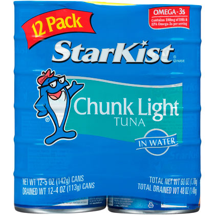 Atún al natural StarKist Chunk Light, 5 oz (8 und)