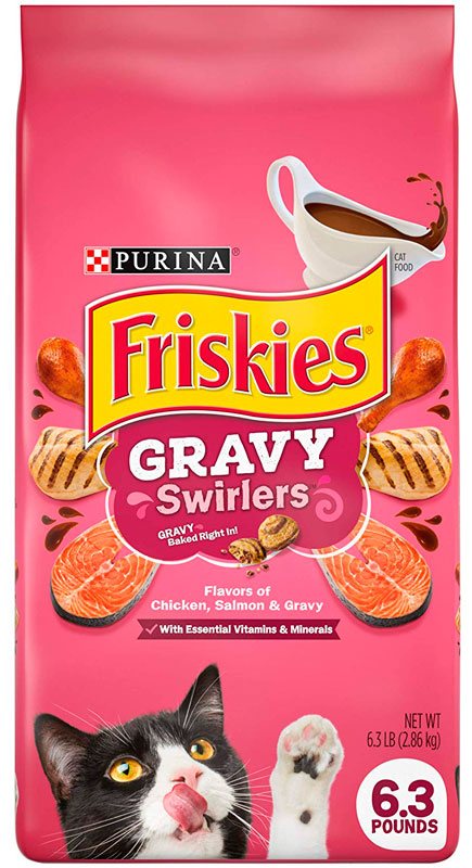 Purina Friskies Gravy Swirlers Adult Dry Cat Food