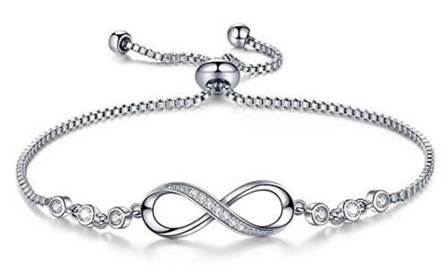 DESIMTION Womens Infinity Love Bracelet